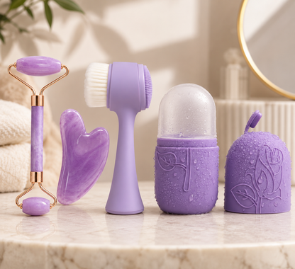 Noble Bloom Radiance Ritual – Face Sculpting Roller Set